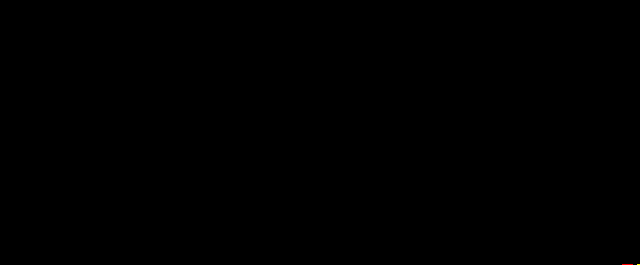 Bouncing ball, the program's output