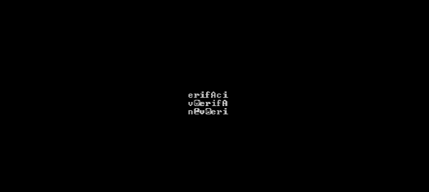 Conway's Game of Life, the program's output